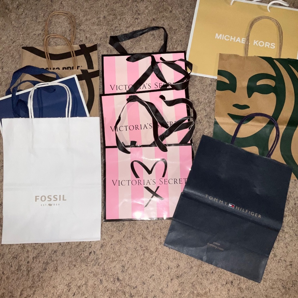 10PC-Bundle Of Designer Paper Bags